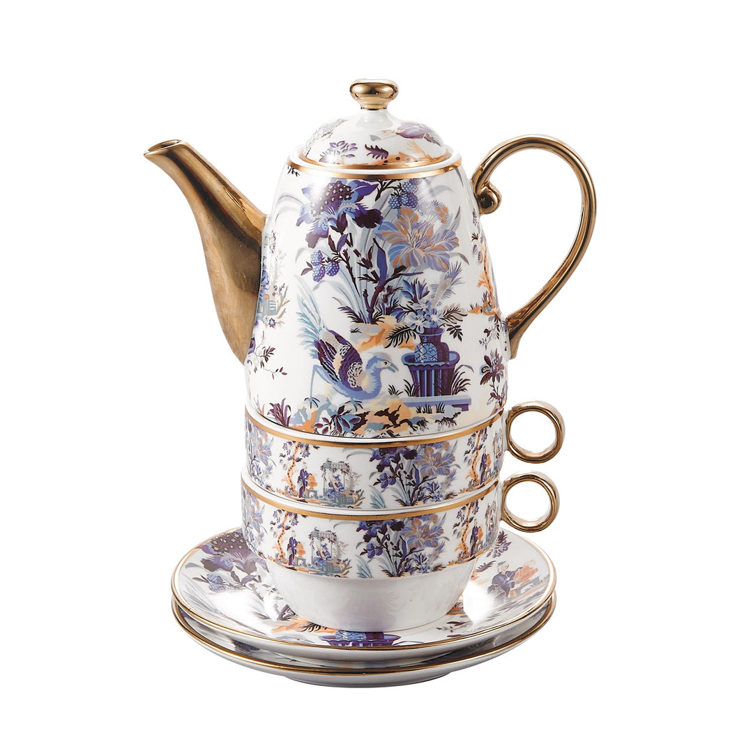 Milano Tea For Two Blue White