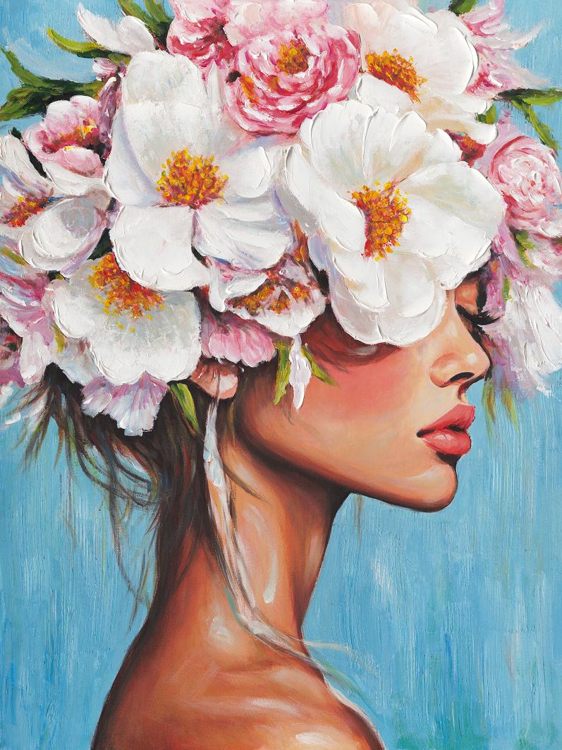 Floral Headress 90x120cm