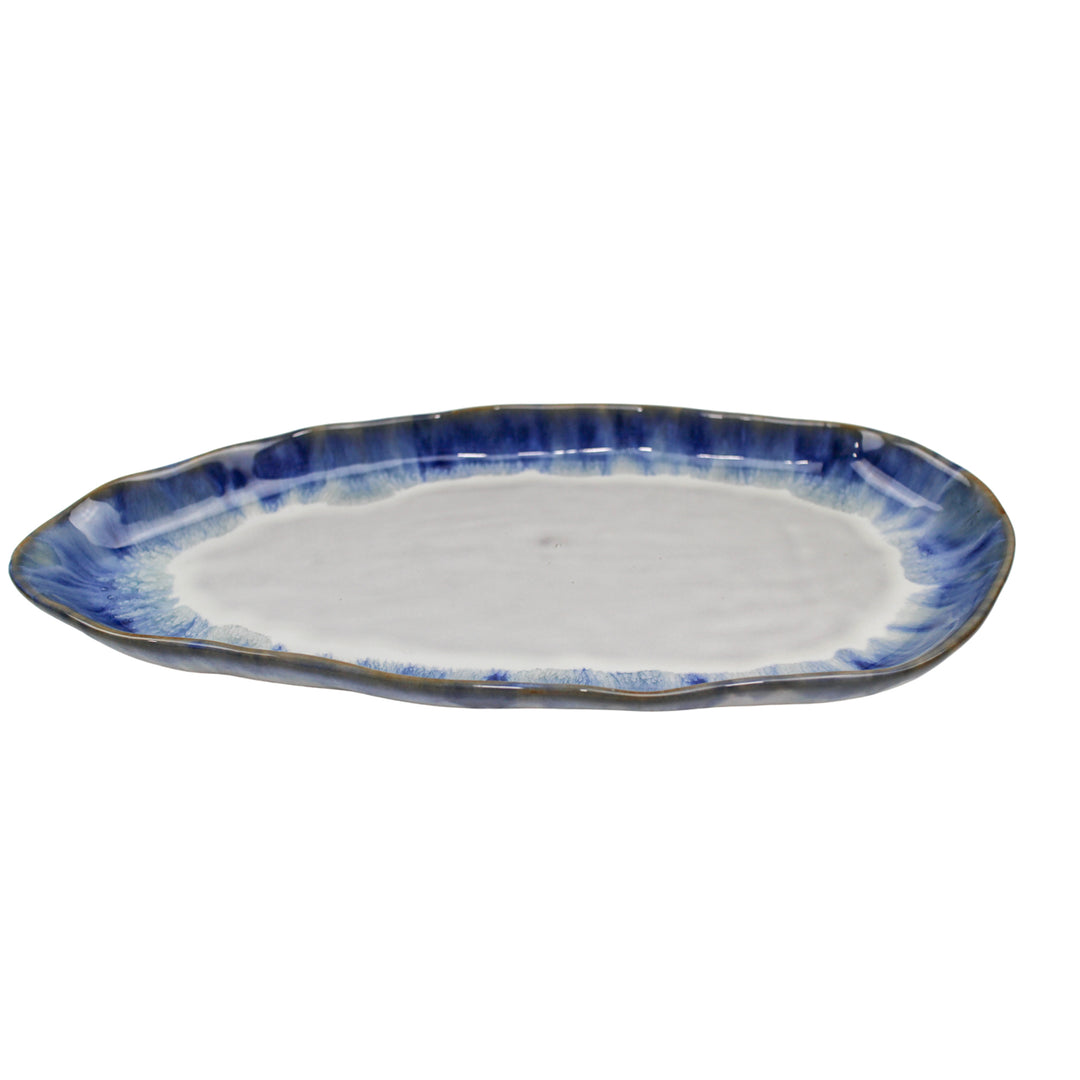 Ceramic Oval Blue 32X15