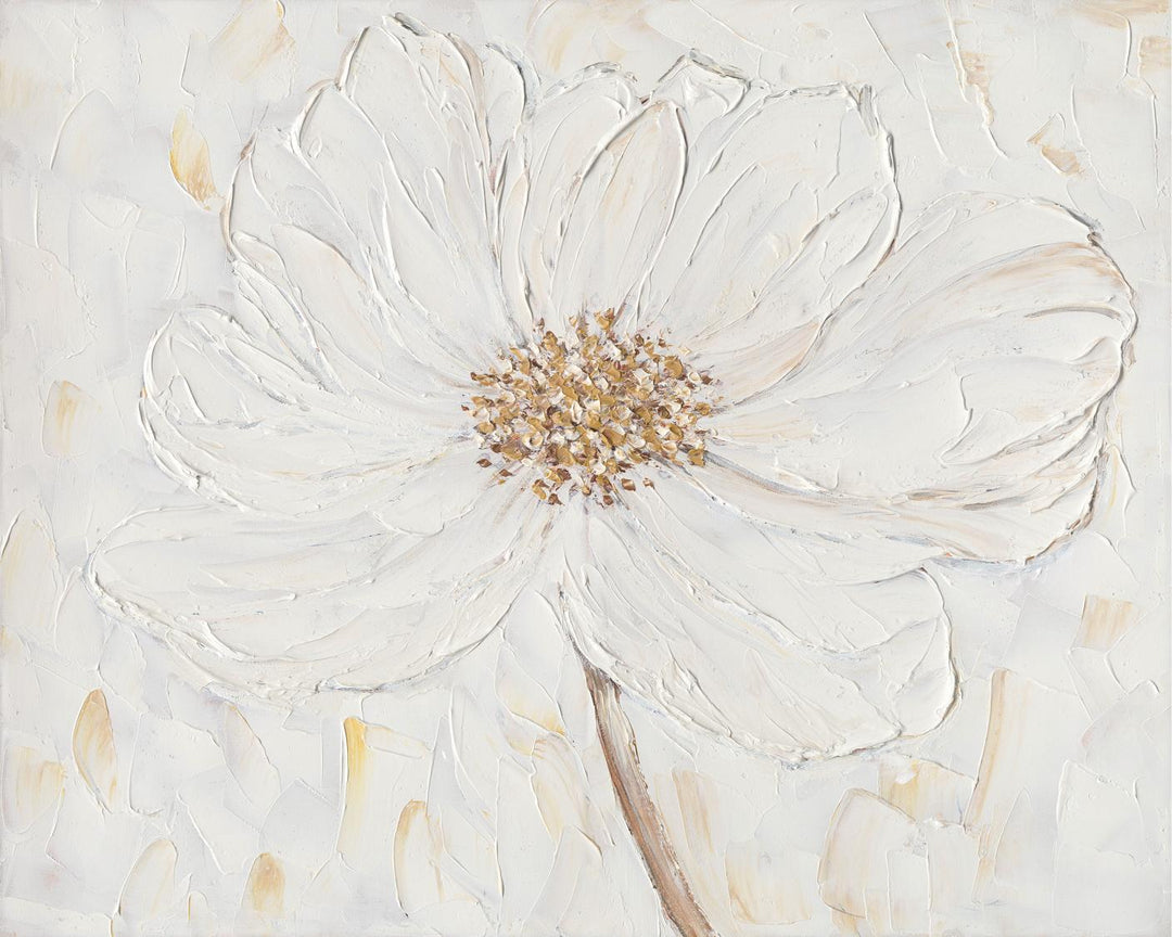 White Poppy 80x100cm