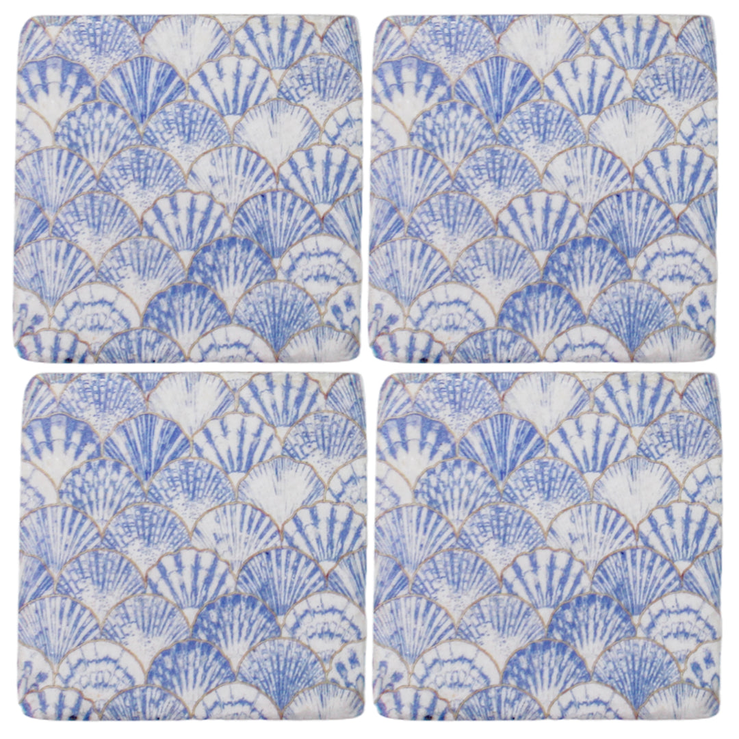 Seashore Chic Resin Coasters S4