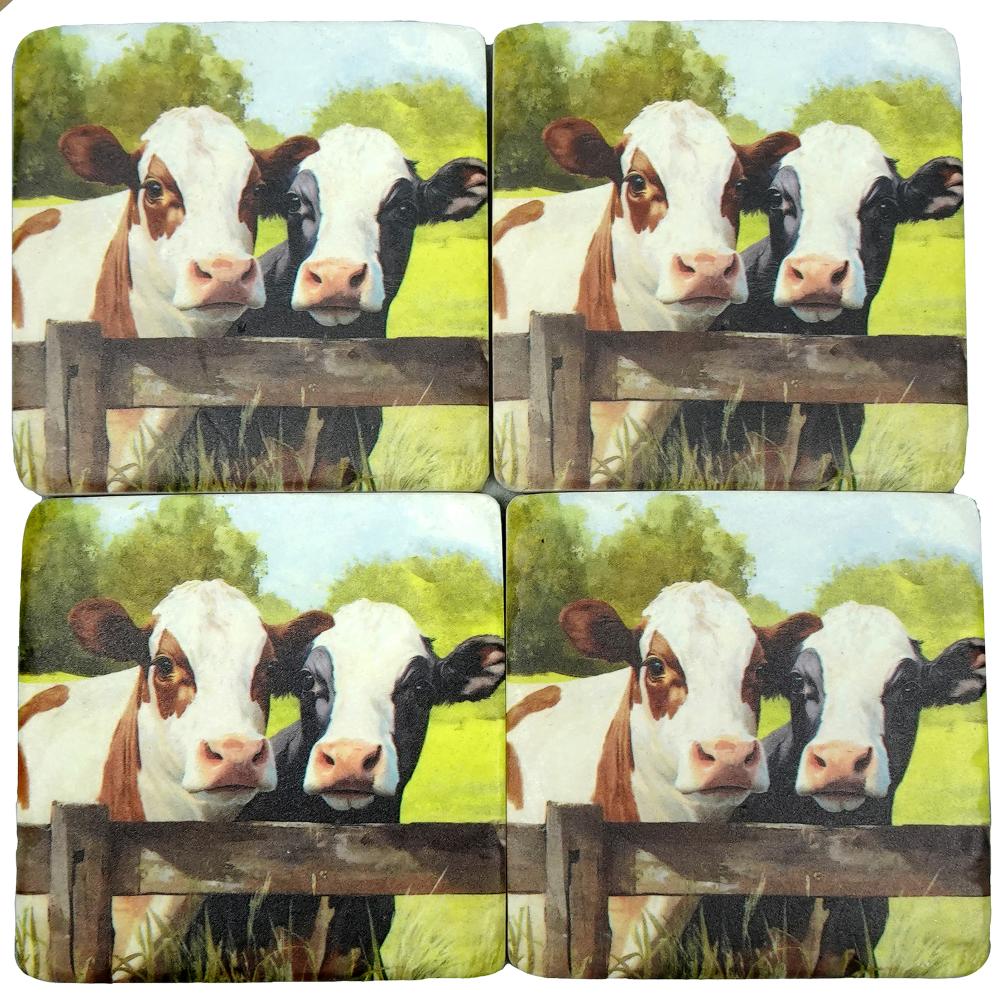 Moo-ving Moment Resin Coaster S4