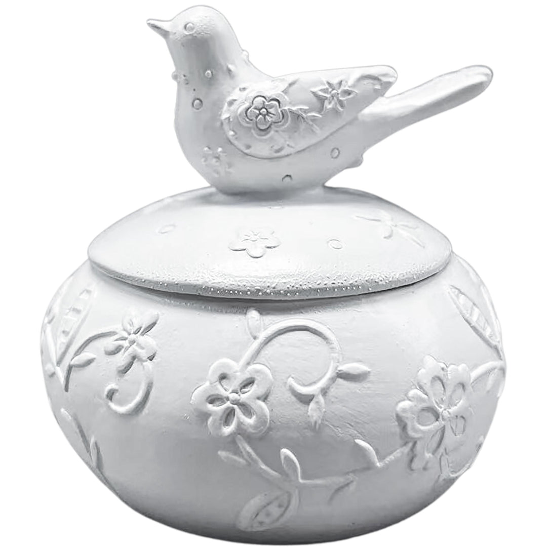 Bird Box Round 8x8 White