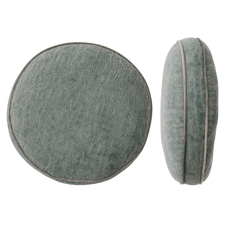 Terra Round Cushion 40cm Teal Velvet