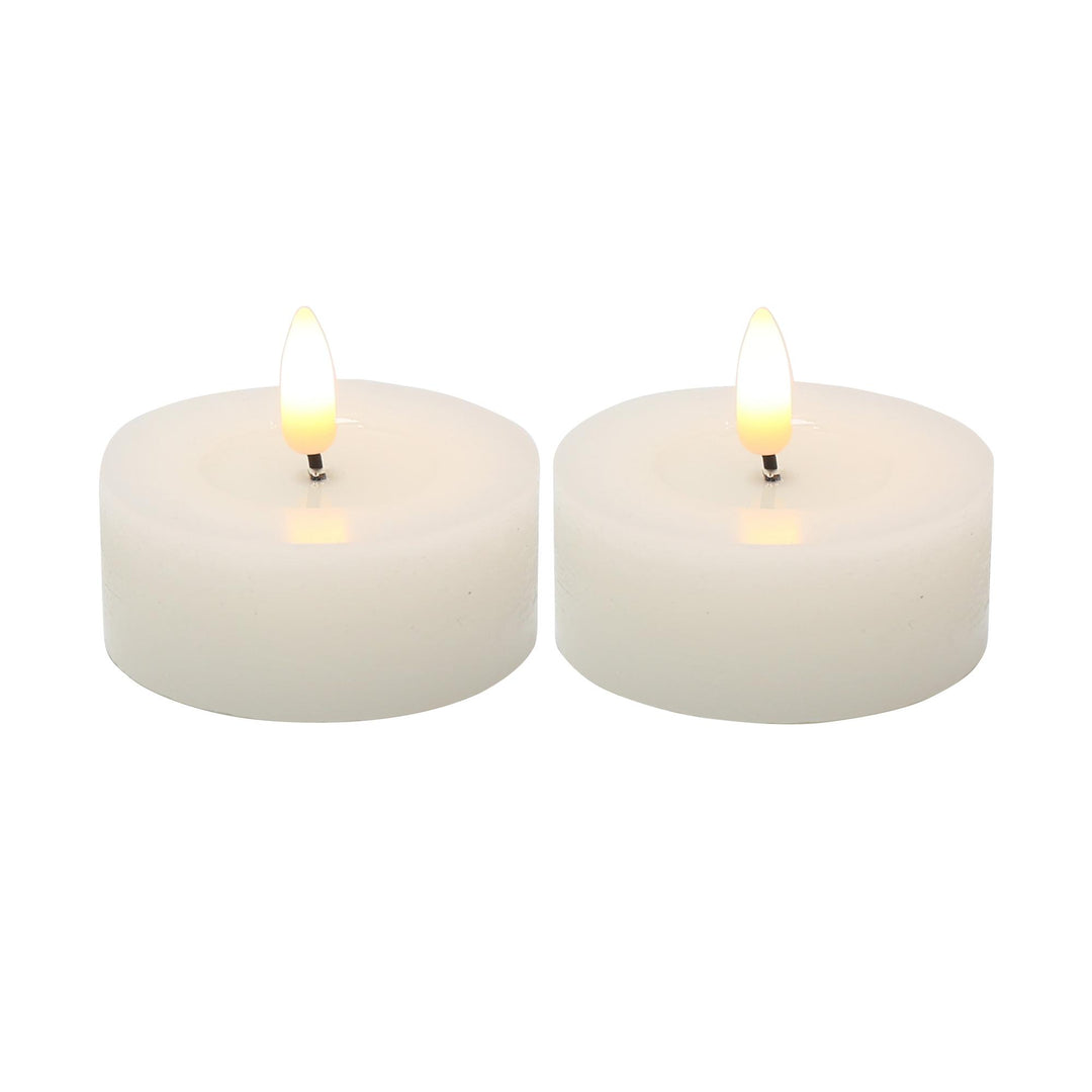Flashing LED Tealight Set of 2 6.5x5.5cm
