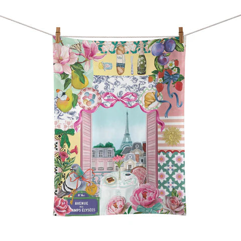 Tea Towel Je Taime Paris