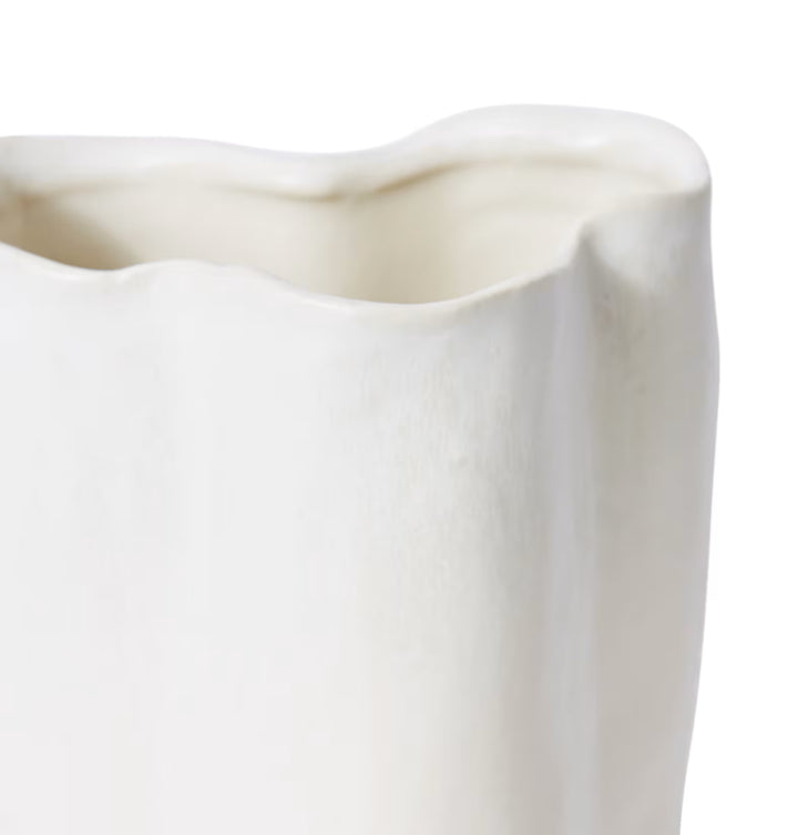 Kimani Vase 15x11x19cm Ivory