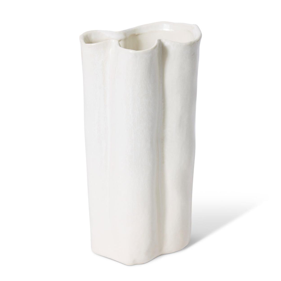 Kimani Tall Vase 13x10x26cm Ivory