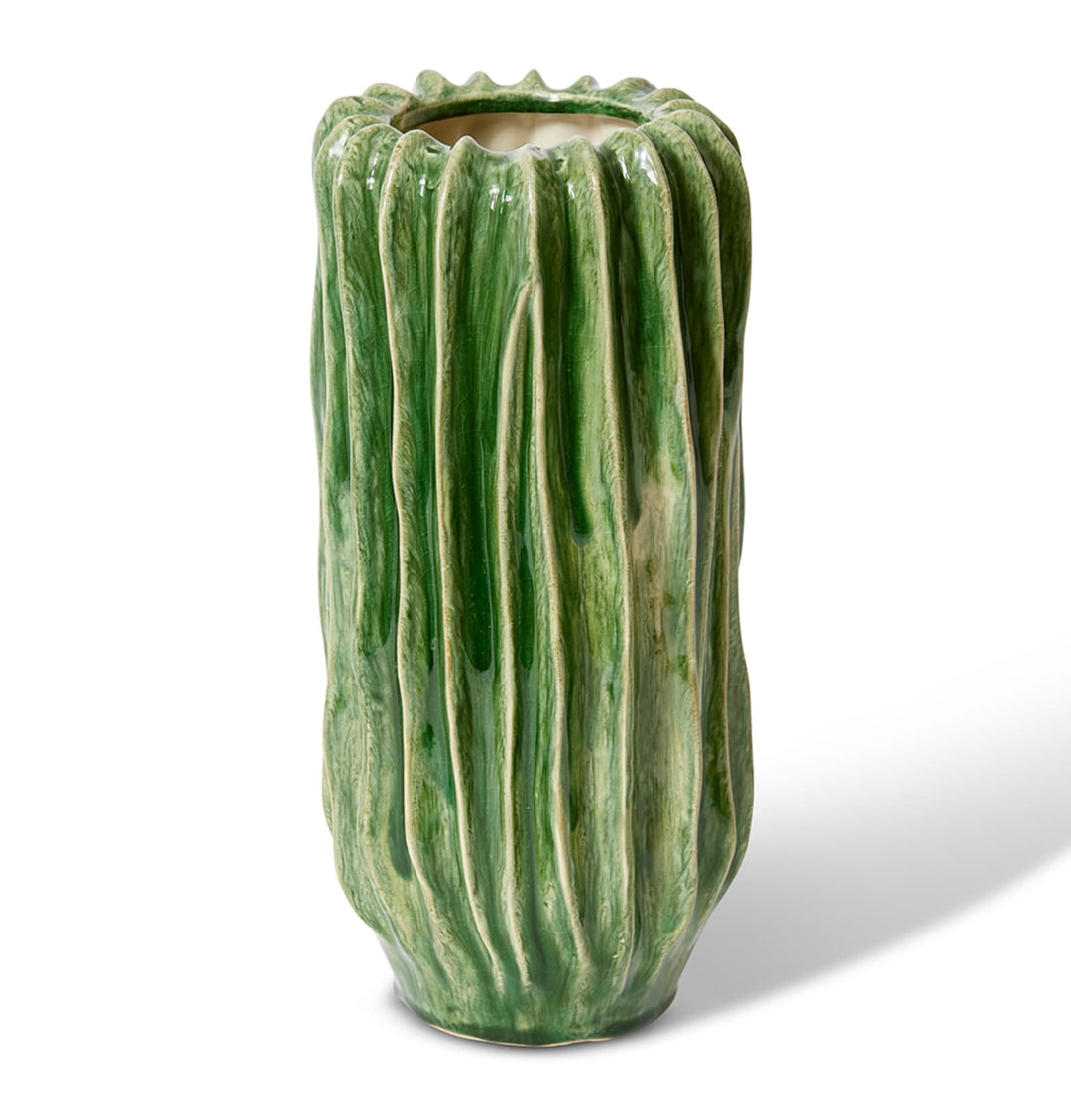 Alberto Tall Vase Green 15x15x31cm