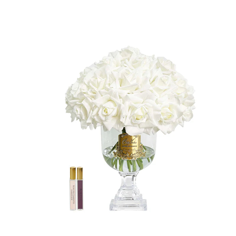 Versailles French Rose Ivory & Gold Badge