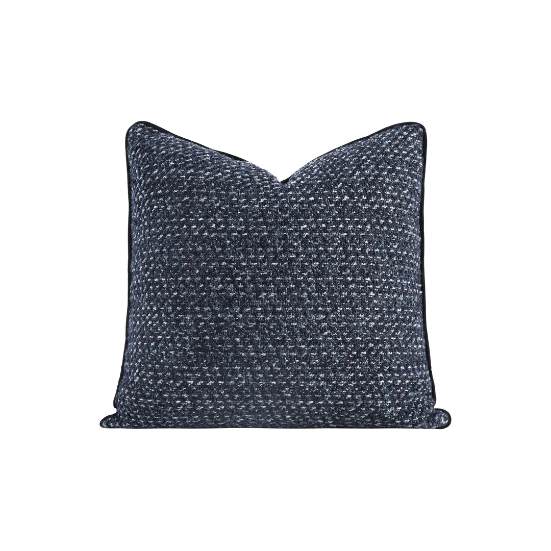 Chenille Jacquard Cushion Blue 60cm