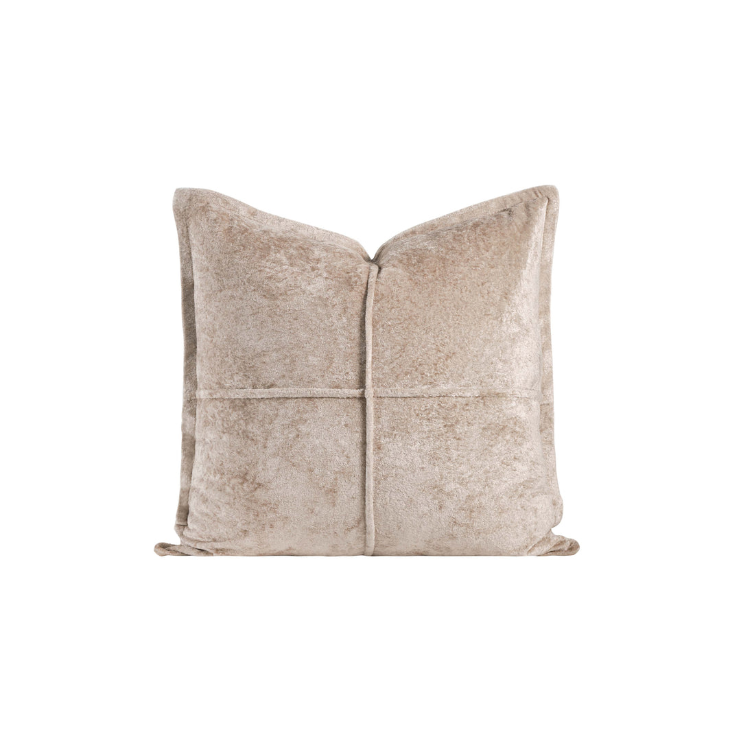 Patchwork Cushion Beige 60cm
