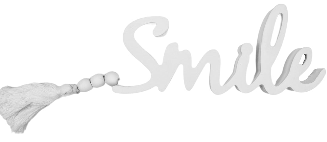 Wooden Word-Smile