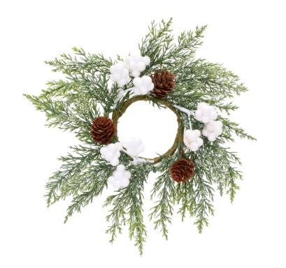 Napkin Ring Berries White 6cm