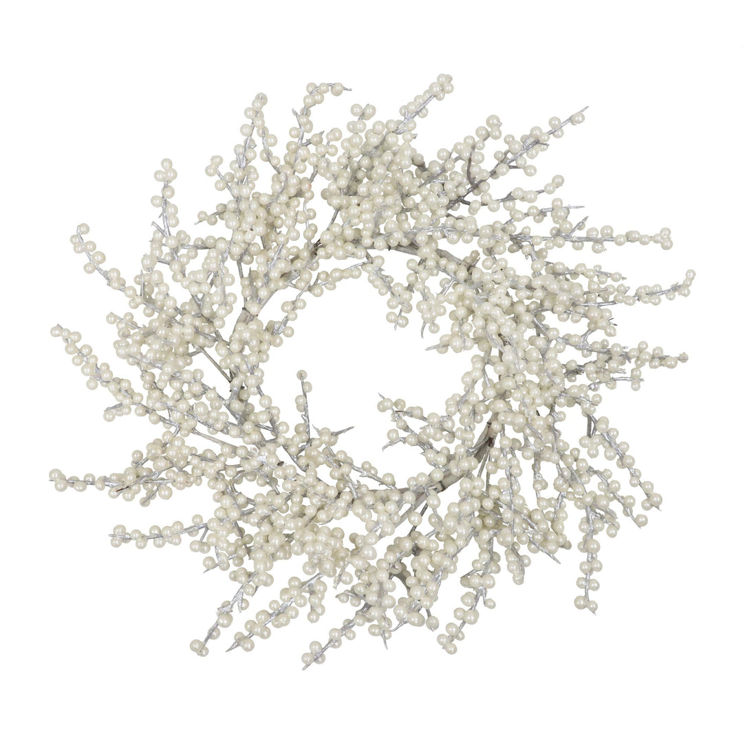Pearl Berry Wreath 56cm