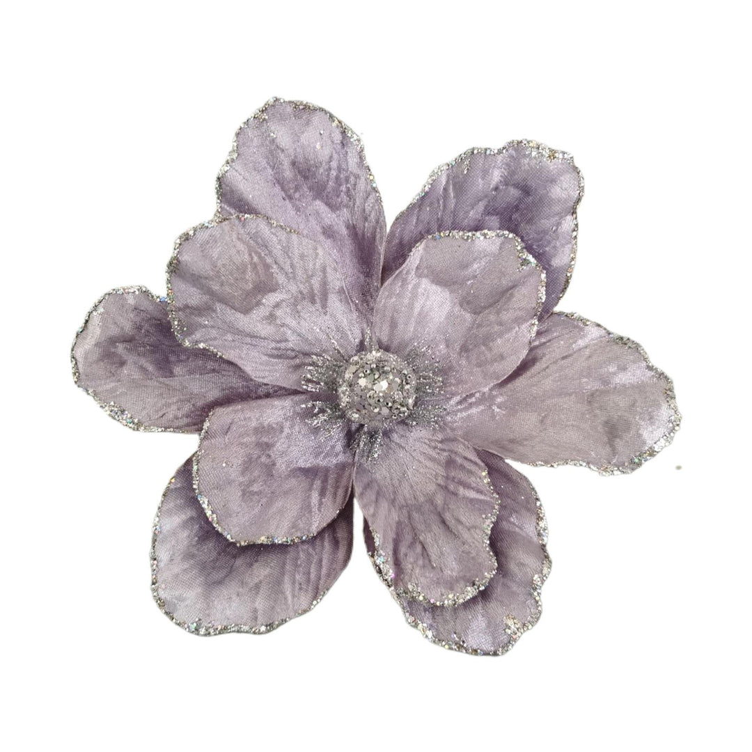 Clip On Velvet Magnolia Lilac 17x18