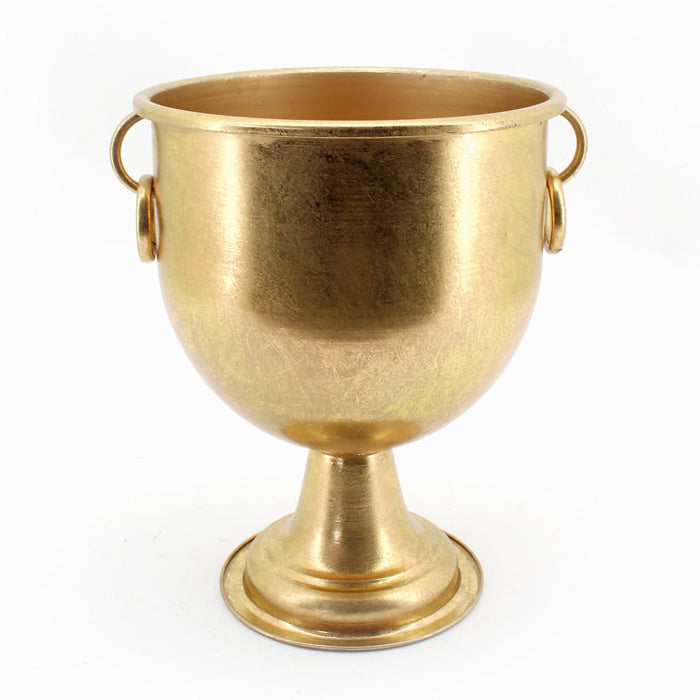 Metal Urn Pot Gold Large 32x40.5cm
