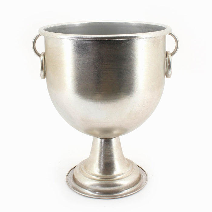 Metal Urn Pot Silver Large 32x32x40.5