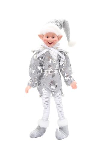 Elf Sequin Silver 35cm