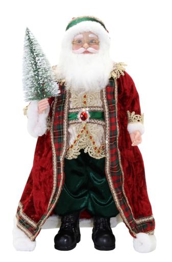 Santa Tartan Red 45cm