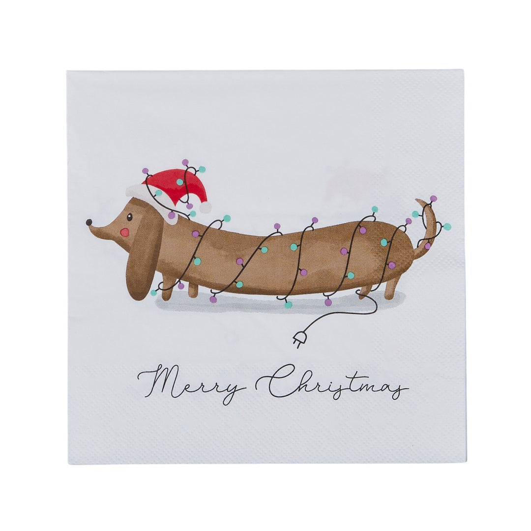 Santas Helper 20 Pack 3Ply 33cm Napkin