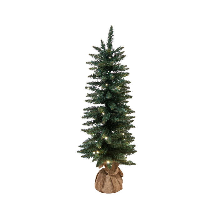 Burlap Led Tree 90cm And 50 Lights