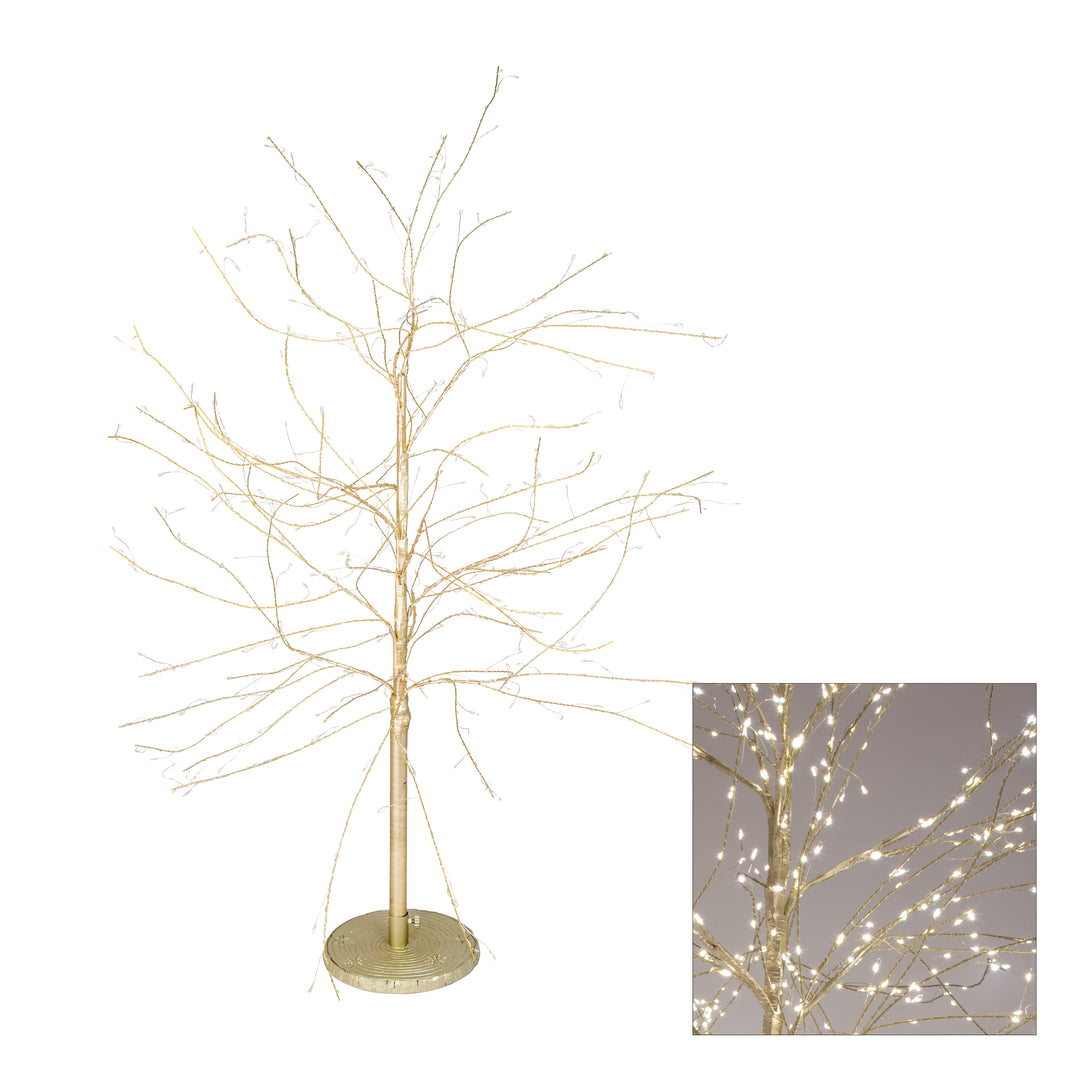 Stockholm 600 Led Tree Champagne 120Cm