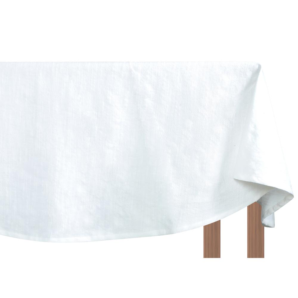Elysian Round Tablecloth 180 White