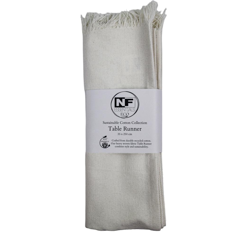 Natura Organic Runner 35x250 White