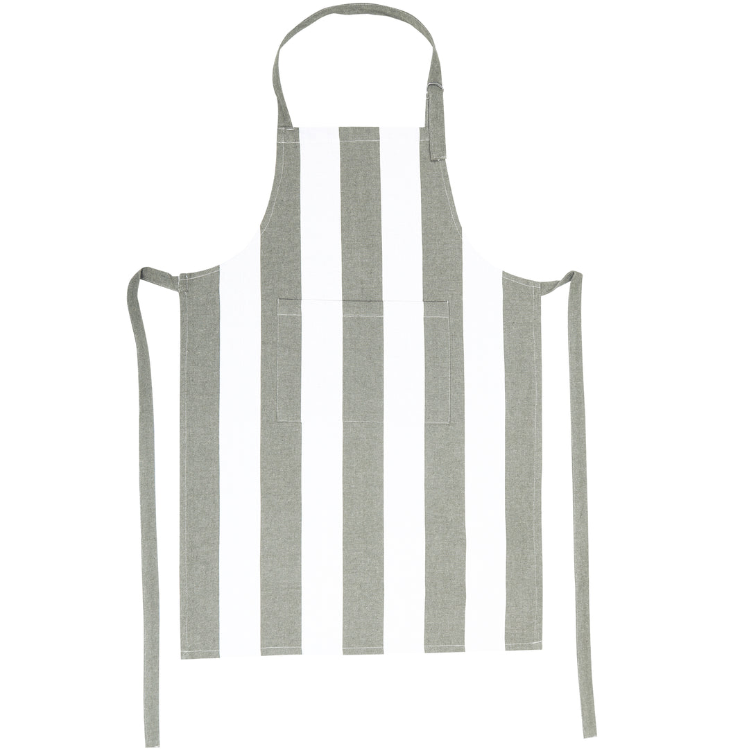 Stripe Eco Apron 60x90 Olive