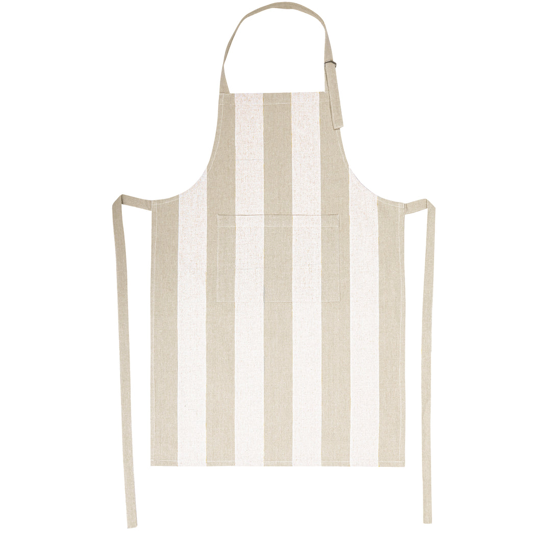 Stripe Eco Apron 60x90 Taupe
