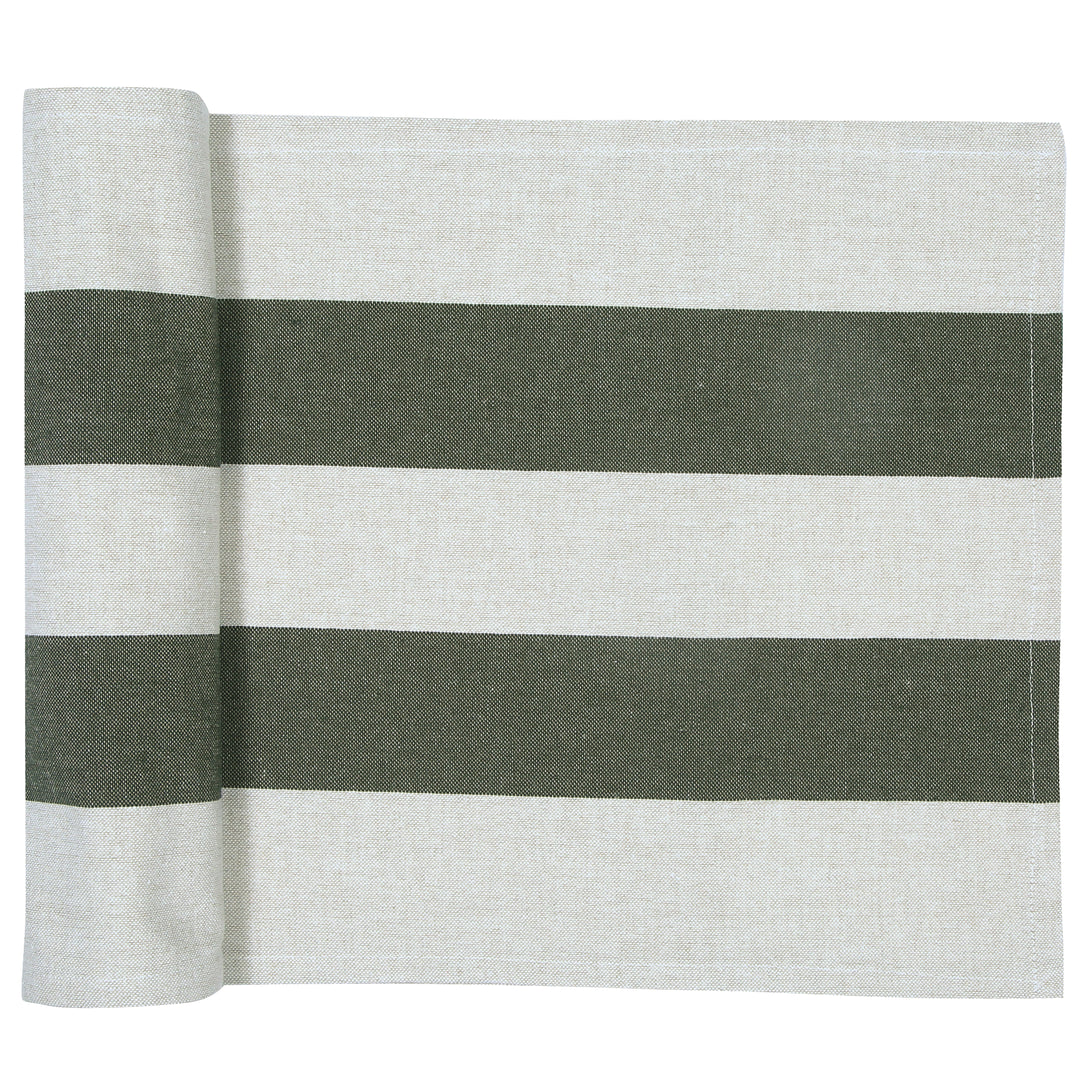 Stripe Eco Runner Olive 35x180