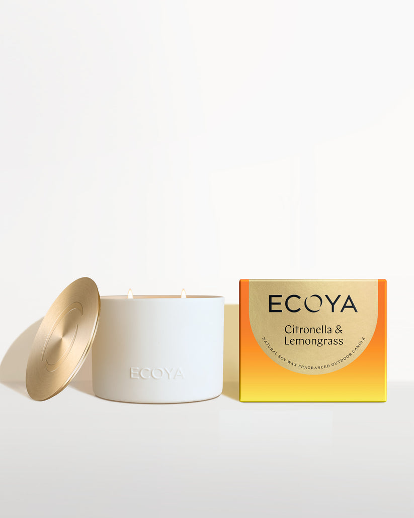 Ecoya Citronella & Lemongrass Outdoor Candle 420g
