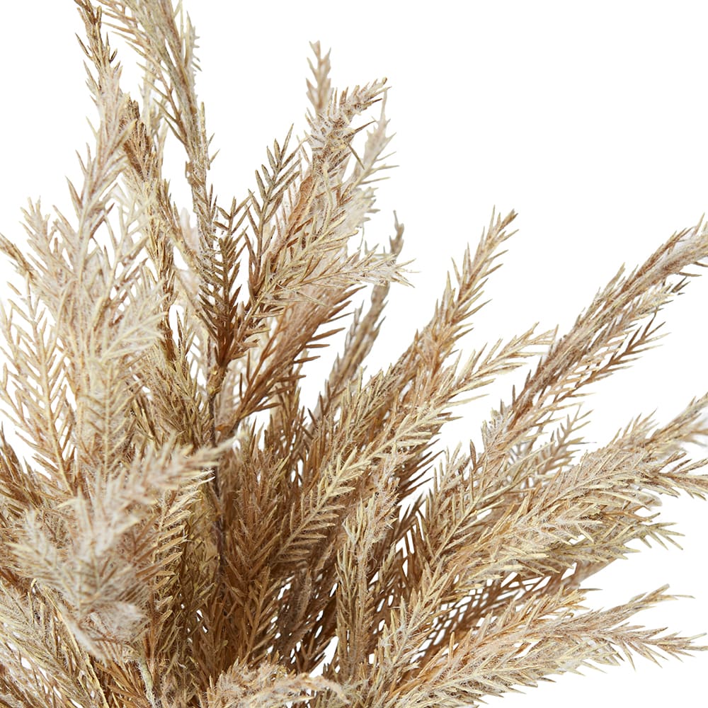 Grass Feather Bush Beige 30x10x55cm
