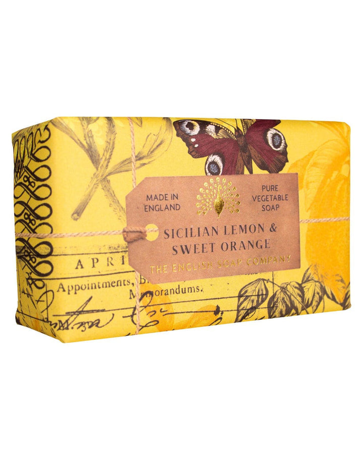 The English Soap Company Lemon And Mandarin Gift Soap - Lemon & Mandarin Soap | MAKEUP
