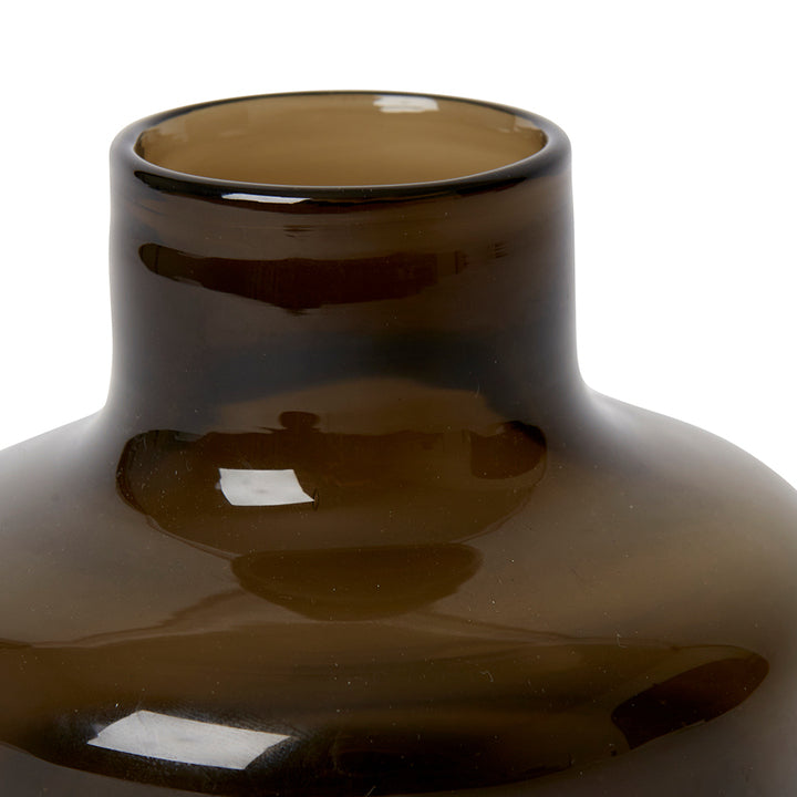 Zama Vase Brown 15x11cm