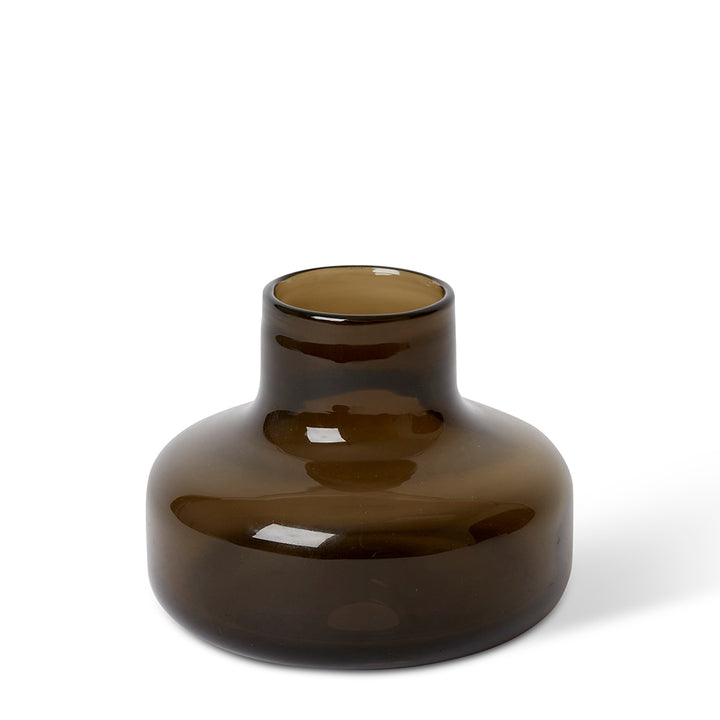 Zama Vase Brown 15x11cm