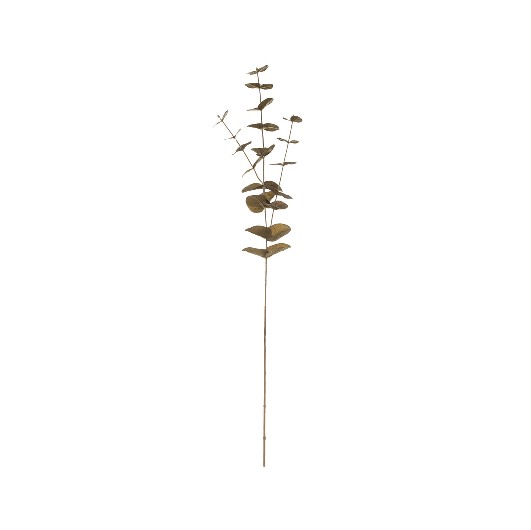Dried Look Eucalyptus Spray 85cm Brown
