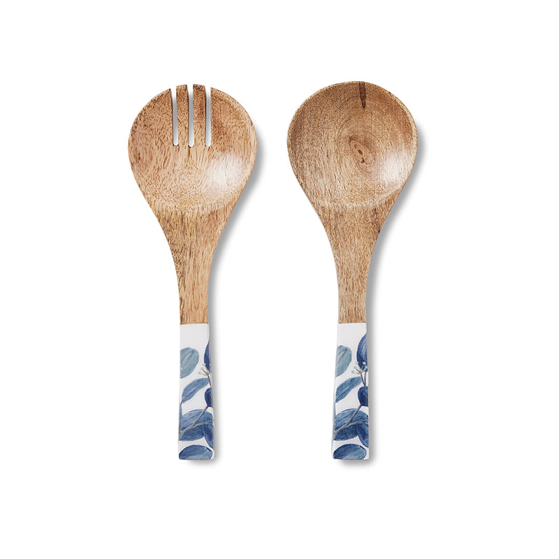 Eucalyptus Salad Server Set 2