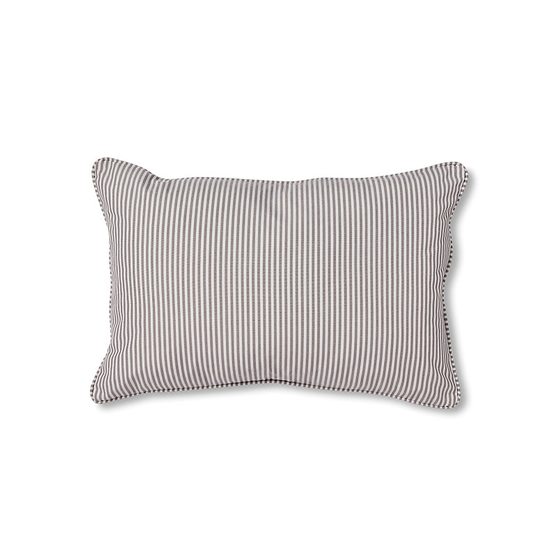 Morris Grey Stripe Cushion 40X60Cm