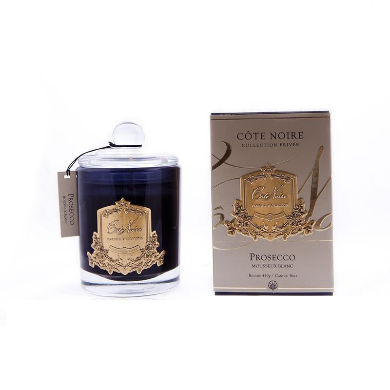 Cote Noire Prosecco Gold Candle 450g