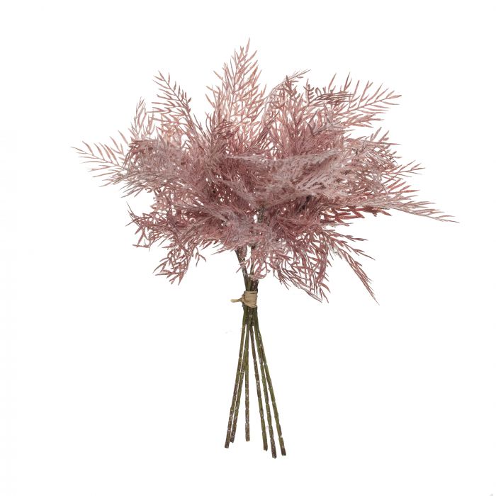 Deco Fern Bundle 42cm Dusty Pink