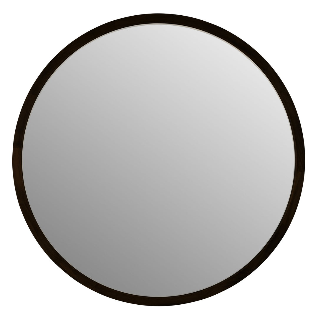 Tina Round Mirror 80cm Black