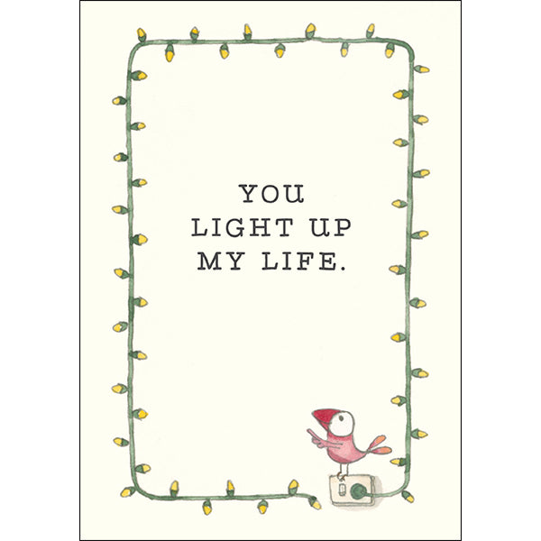 You Light Up My Life Little Card