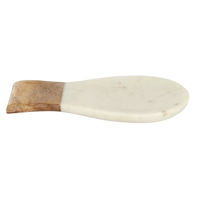 Marble Wood Spoon Rest