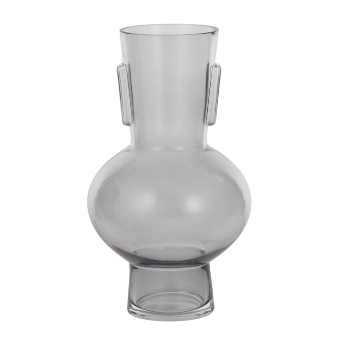 Bergen Glass Vase Grey