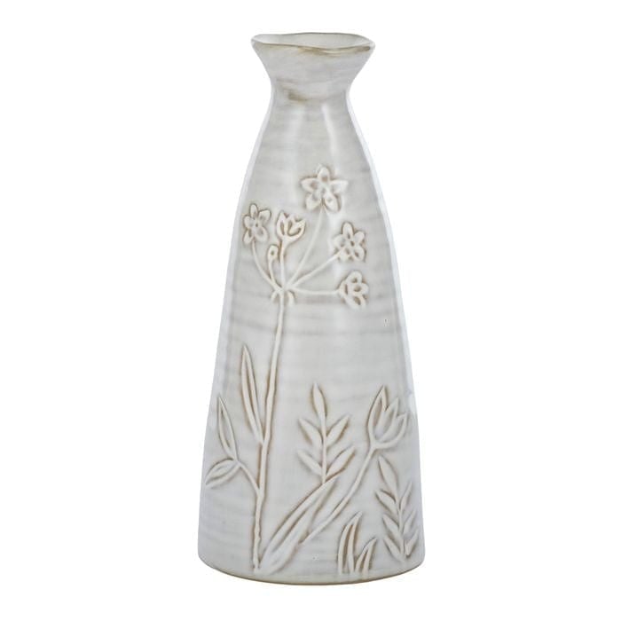 Oshi Ceramic Vase Ivory