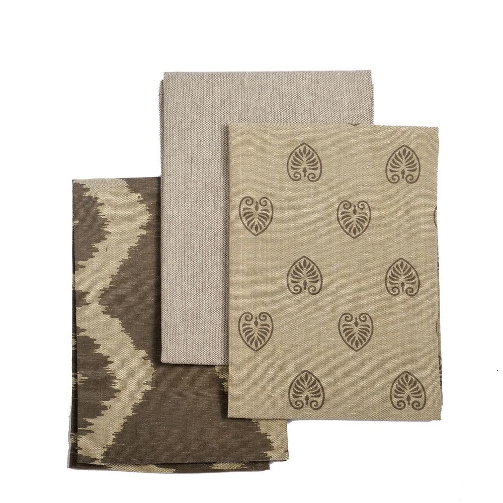 Tea Towel Pack Set of 3 Charcoal