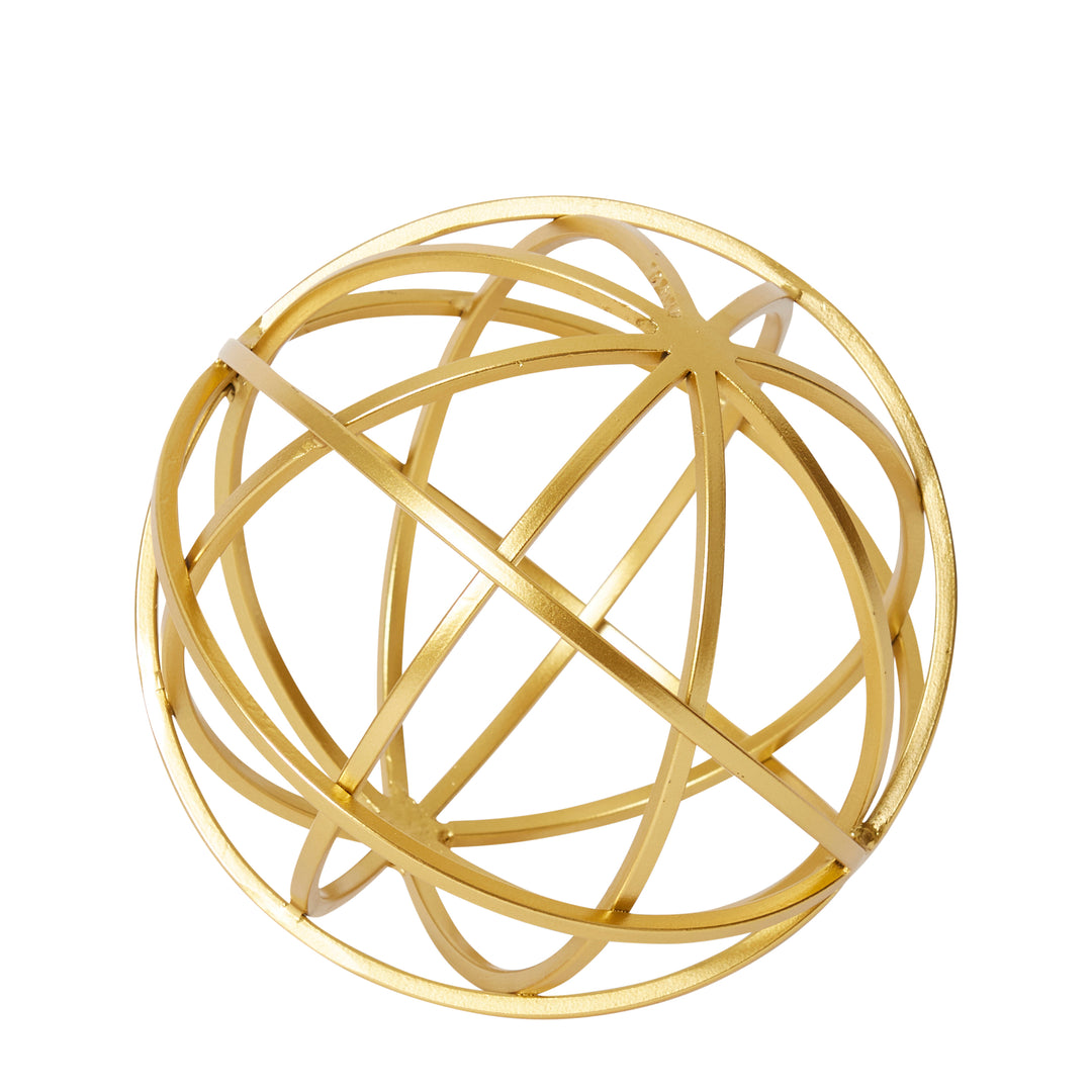 Galaxy Sculpture Gold 20x20x20cm