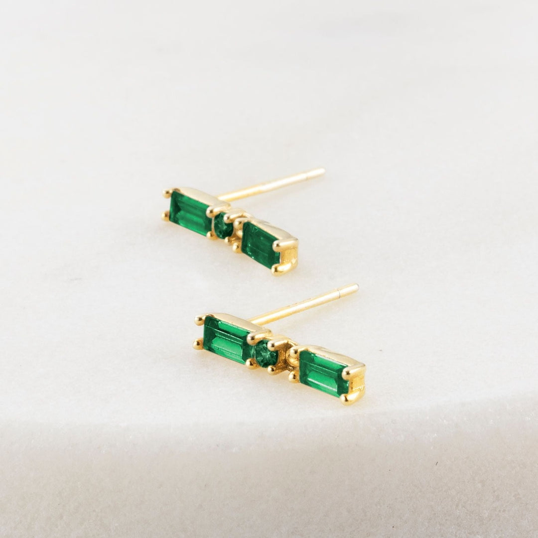 Tammy Earrings Emerald